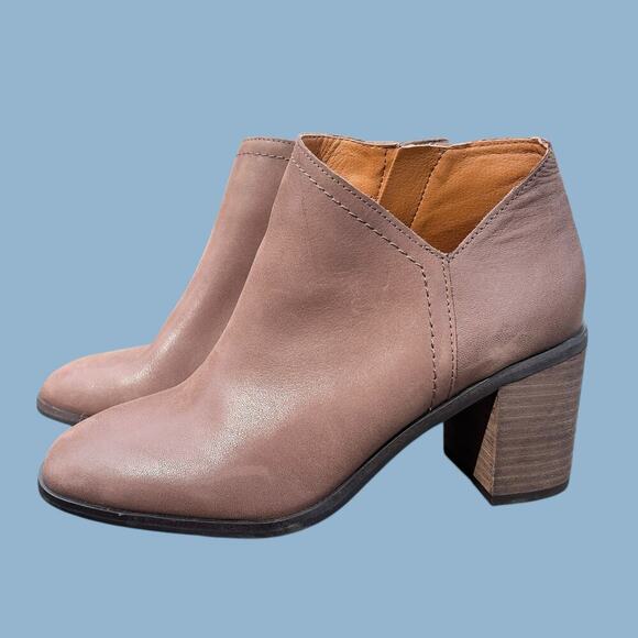 Lucky Brand Women's Brown Bellita Bootie Ankle Boot 7.5 - Picture 1 of 11